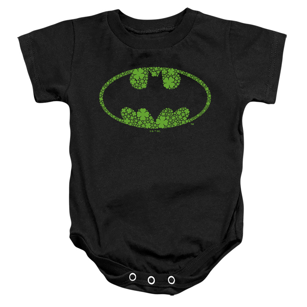 Batman - St. Patrick's Day Shamrock Logo Infant Snapsuit