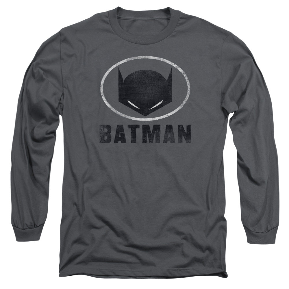 Batman - Mask In Oval Adult Long Sleeve product image 1