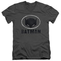Batman - Mask In Oval Adult Slim Fit V Neck Cotton product image 1