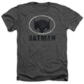 Batman - Mask In Oval Adult Regular Fit Heather Short Sleeve product image 1