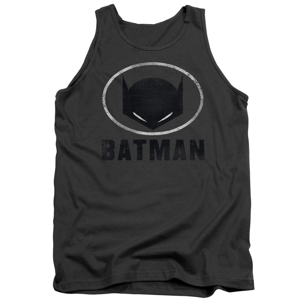 Batman - Mask In Oval Adult Tank Top