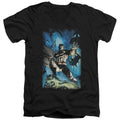 Batman - Stormy Dark Knight Adult Slim Fit V Neck Cotton product image 1