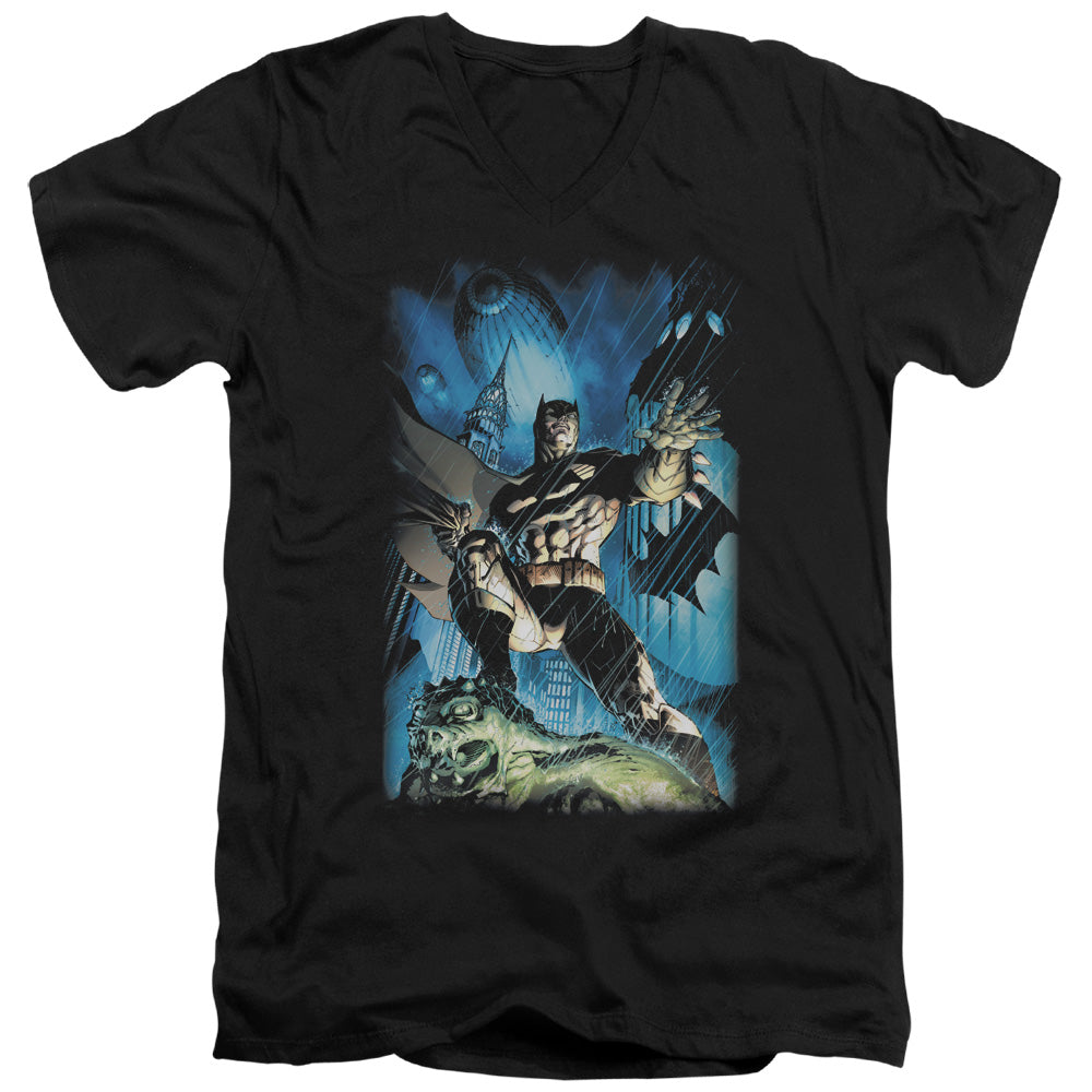 Batman - Stormy Dark Knight Adult Slim Fit V Neck Cotton product image 1
