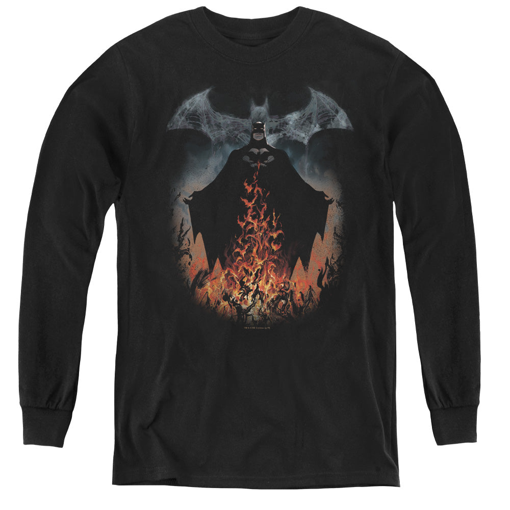 Batman - Smoke & Fire L - S Youth product image 1