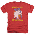 Batman - Bear Wrastling Adult Regular Fit Heather Short product image 1