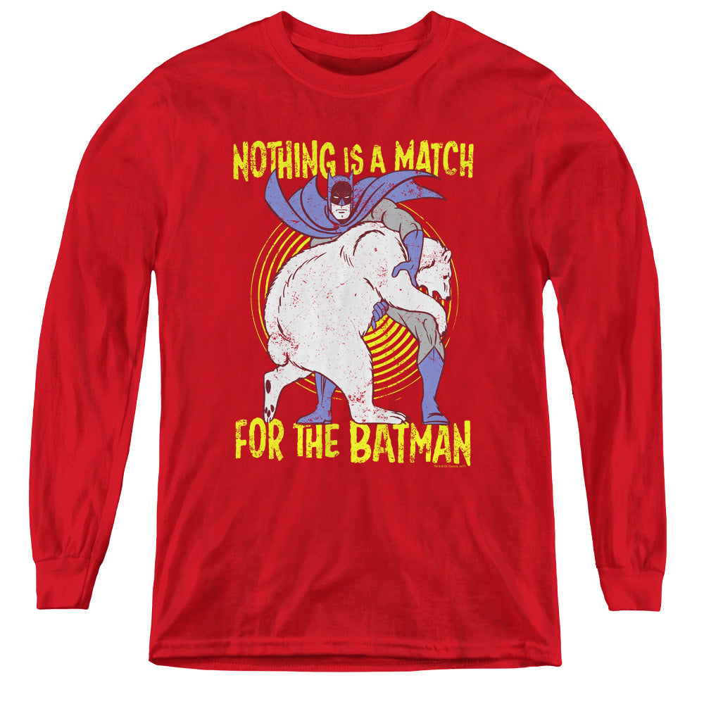 Batman - Bear Wrastling L - S Youth product image 1