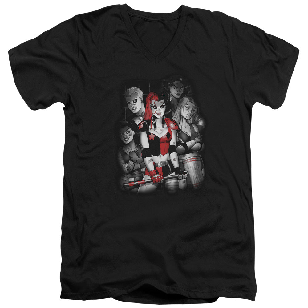 Batman - Bad Gals Bw Adult Slim Fit V Neck Cotton product image 1