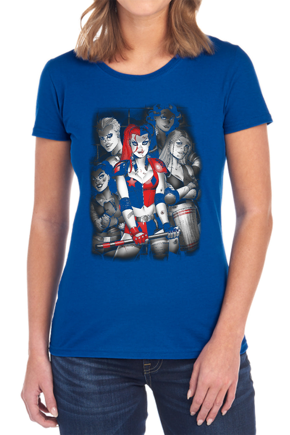 Batman - Bad Gals Bw Women's Short Sleeve product image 1