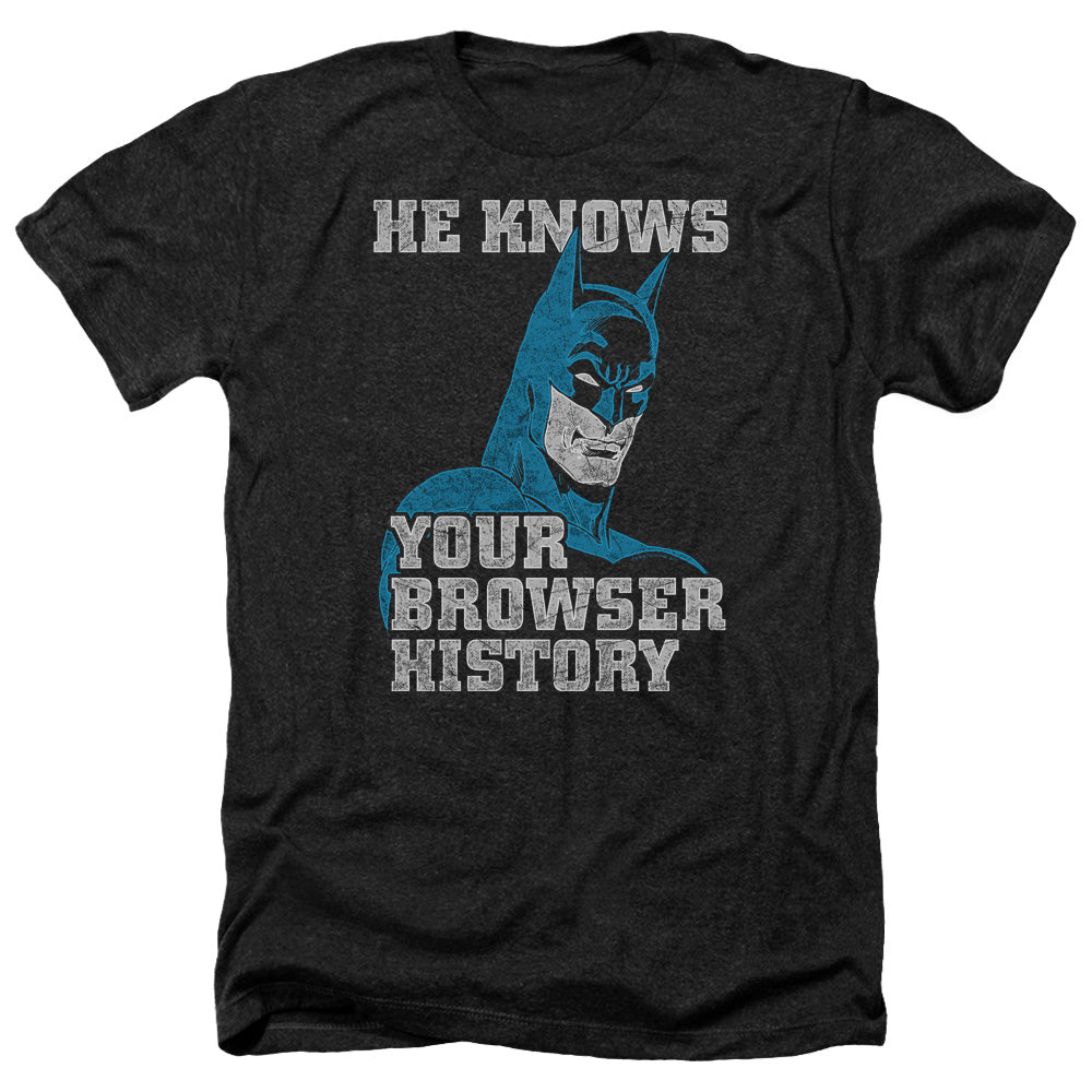Batman - Knows Adult Regular Fit Heather Short Sleeve product image 1