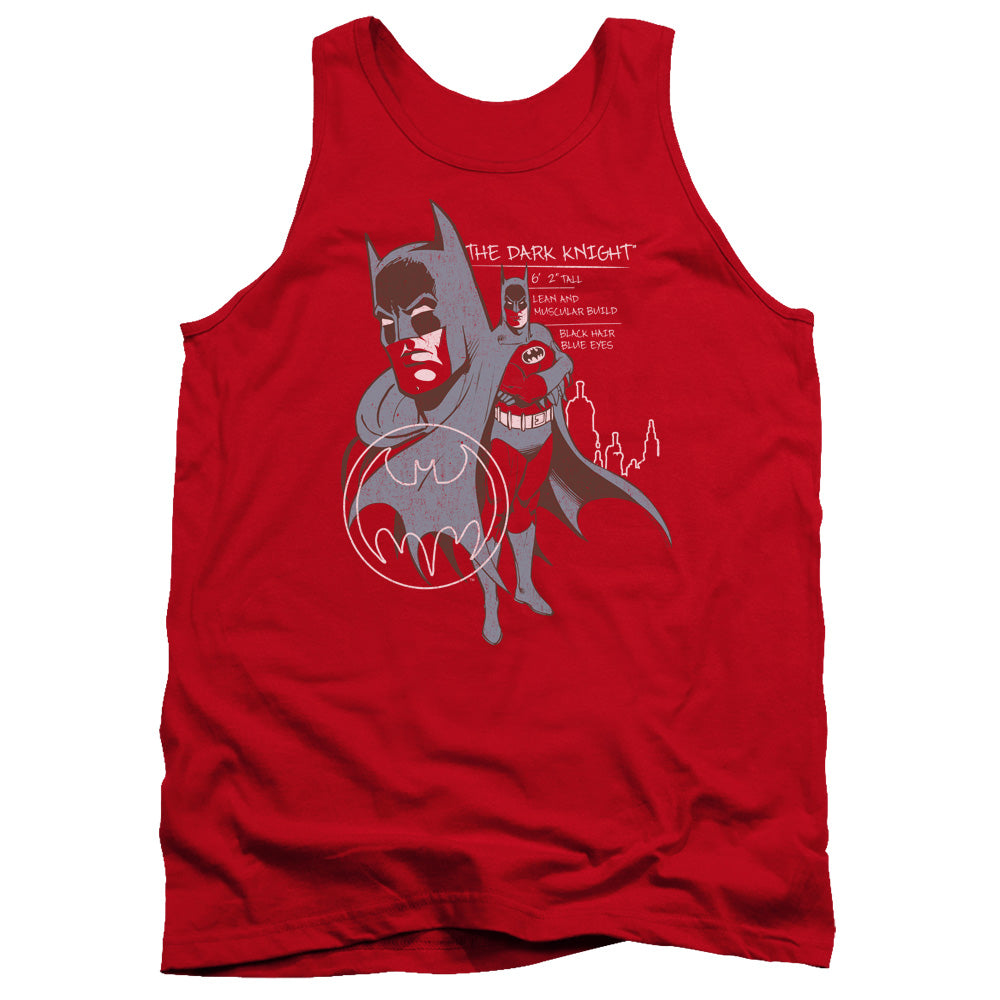 Batman - Lean And Muscular Adult Tank Top