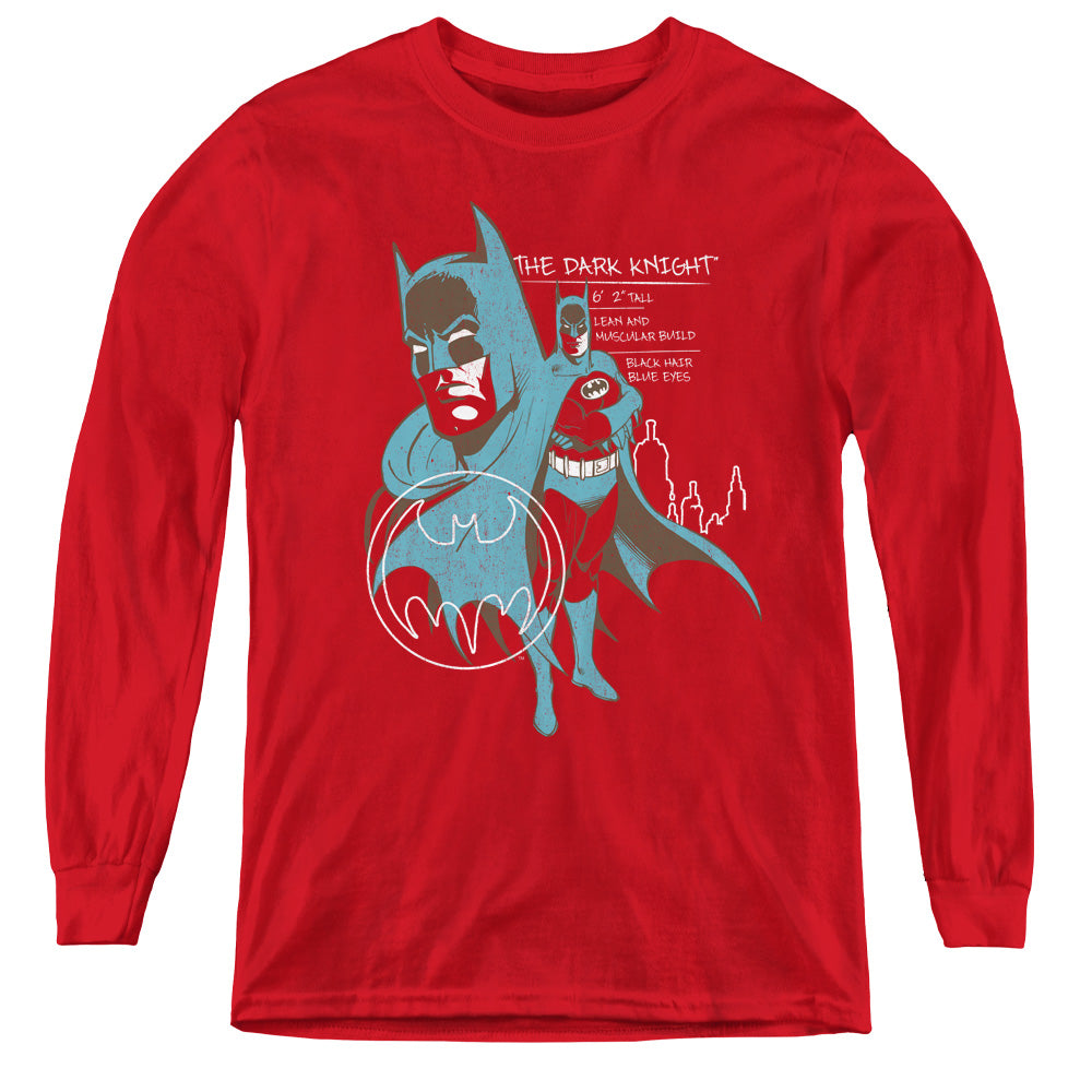 Batman - Lean And Muscular L - S Youth product image 1