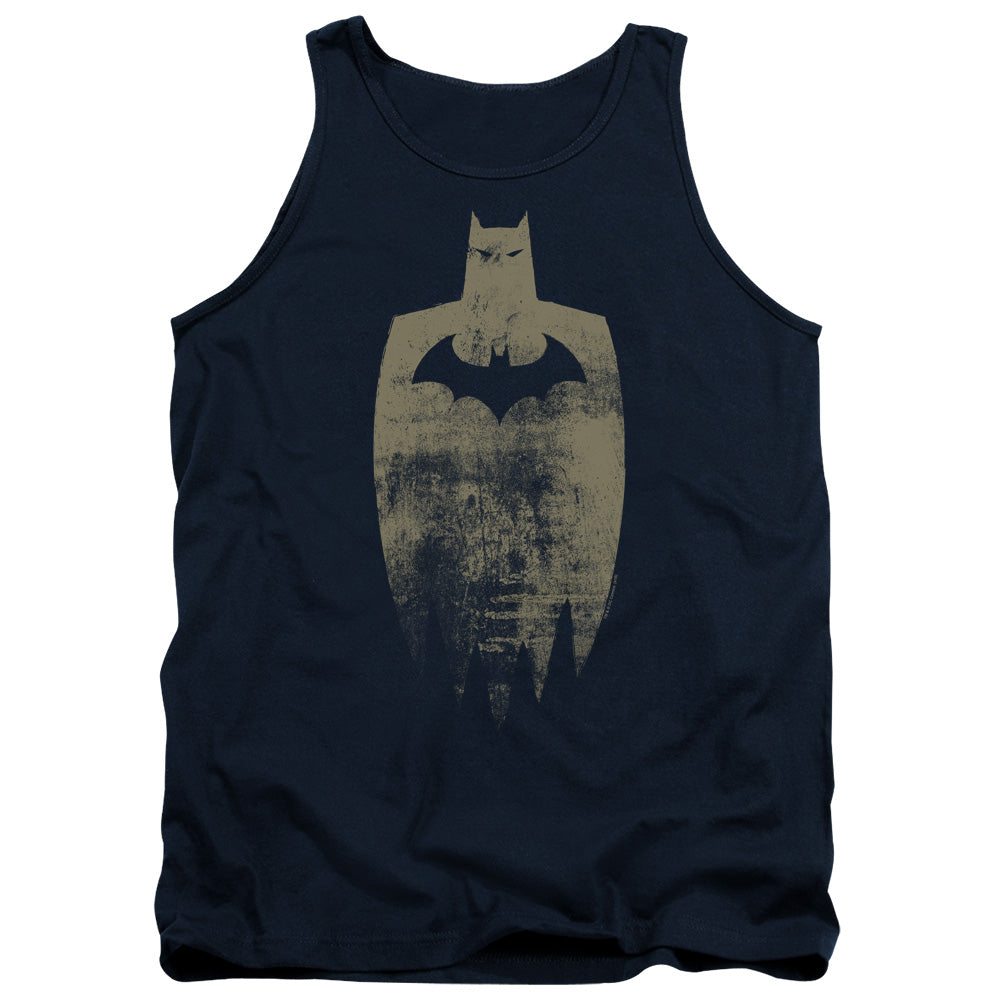 Batman - Gold Silhouette Adult Tank Top