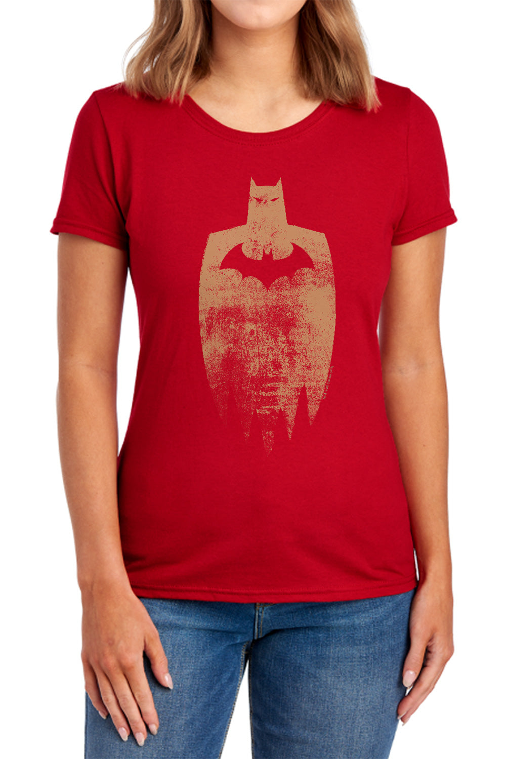 Batman - Gold Silhouette Women's Short Sleeve product image 1