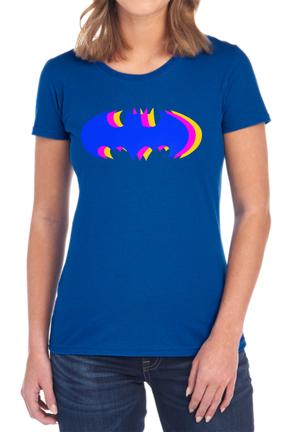 Batman - Tri Colored Symbol Women's Short Sleeve product image 1