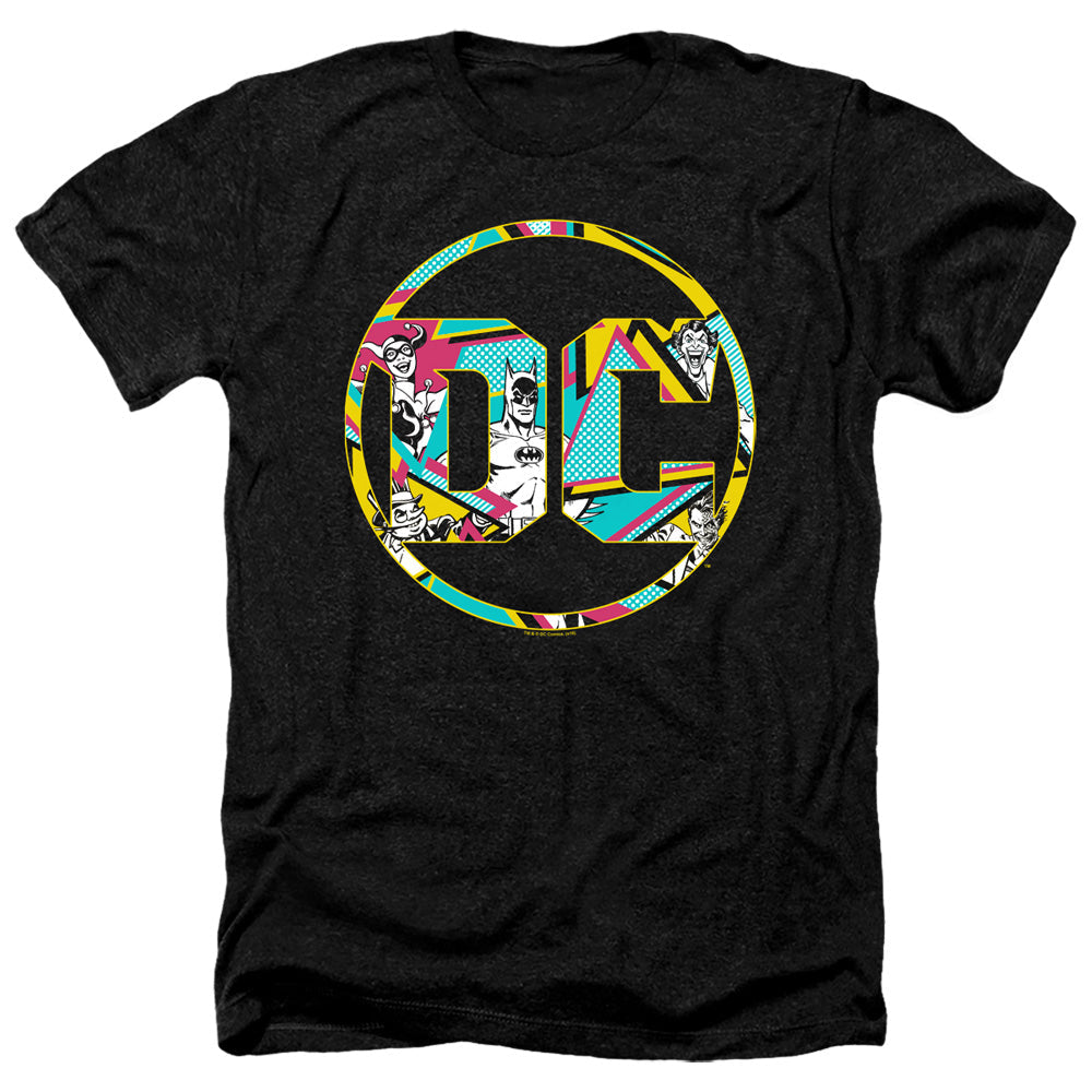 Batman - 80S Bat Logo Adult Regular Fit Heather Short Sleeve product image 1