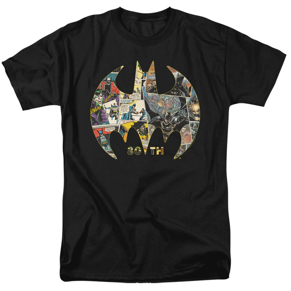 Batman - 80Th Shield Adult Regular Fit Short Sleeve product image 1