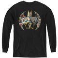 Batman - 80Th Shield L - S Youth product image 1
