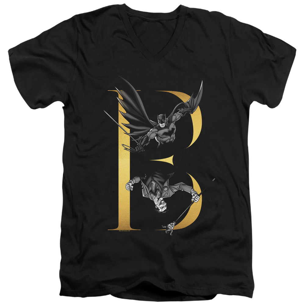 Batman - B Adult Slim Fit V Neck Cotton product image 1