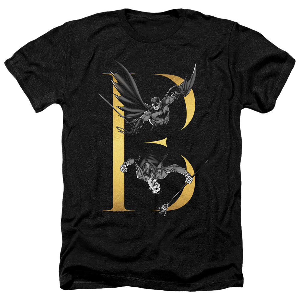 Batman - B Adult Regular Fit Heather Short Sleeve product image 1