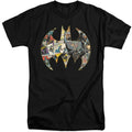 Batman - Collage Shield Adult Tall Fit Short Sleeve product image 1