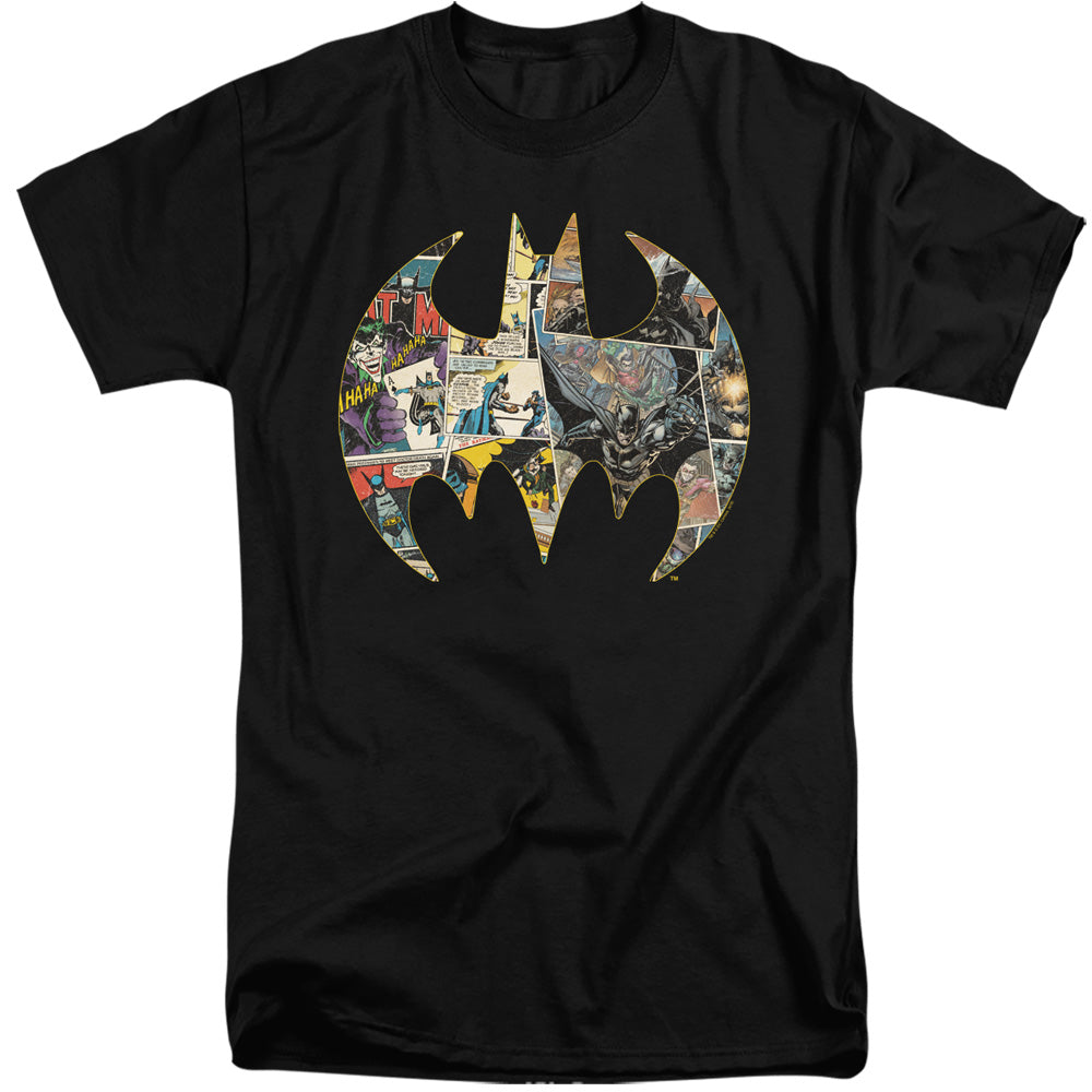 Batman - Collage Shield Adult Tall Fit Short Sleeve product image 1
