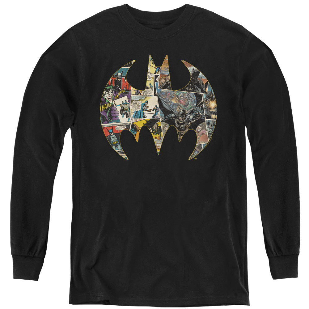 Batman - Collage Shield L - S Youth product image 1