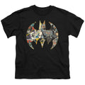 Batman - Collage Shield Youth Short Sleeve product image 1