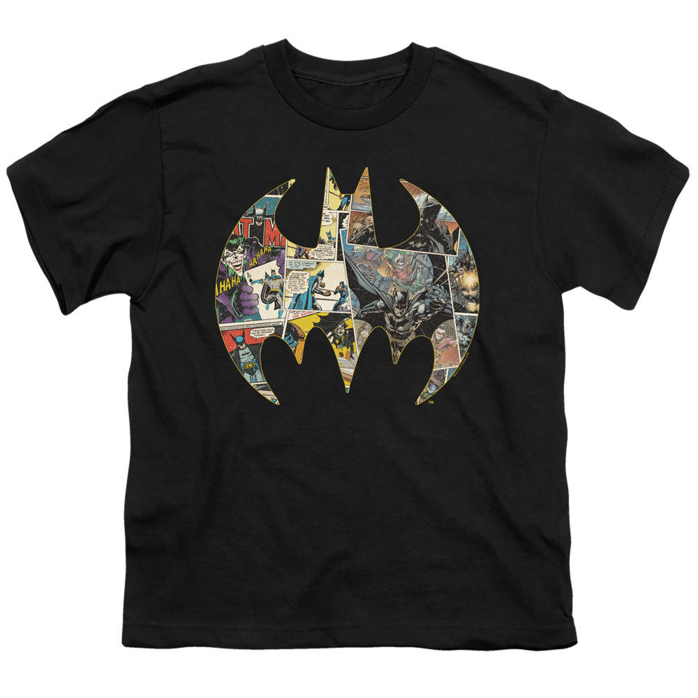 Batman - Collage Shield Youth Short Sleeve product image 1
