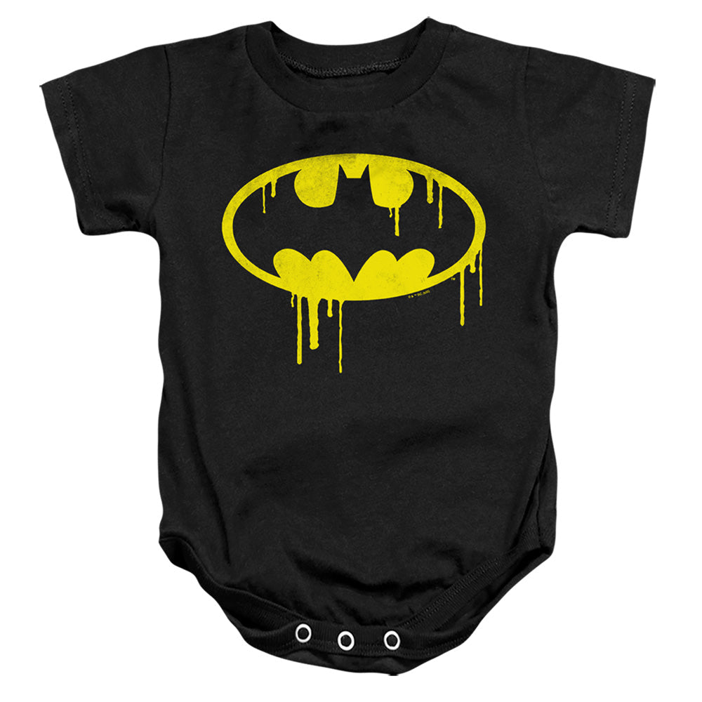 Batman - Batman Dripping Logo Infant Snapsuit