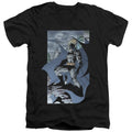 Batman - This Is My City Adult Slim Fit V Neck Cotton product image 1