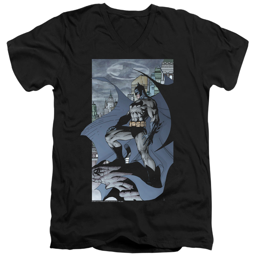 Batman - This Is My City Adult Slim Fit V Neck Cotton product image 1