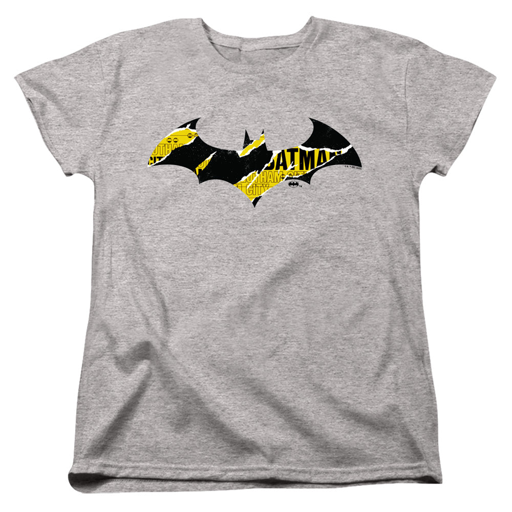 Batman - Torn Gotham Logo Women's Short Sleeve product image 1