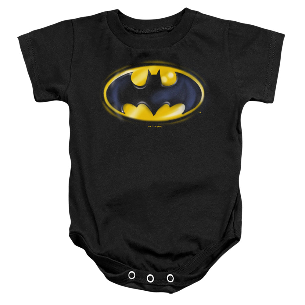 Batman - Batman Airbrush Logo Infant Snapsuit