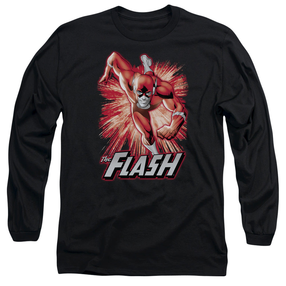 JLA - Flash Red & Gray Adult Long Sleeve product image 1
