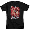 JLA - Flash Red & Gray Adult Regular Fit Short Sleeve product image 1