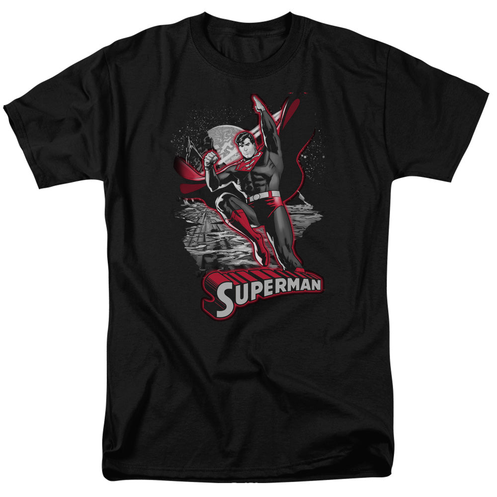 JLA - Superman Red & Gray Adult Regular Fit Short Sleeve product image 1