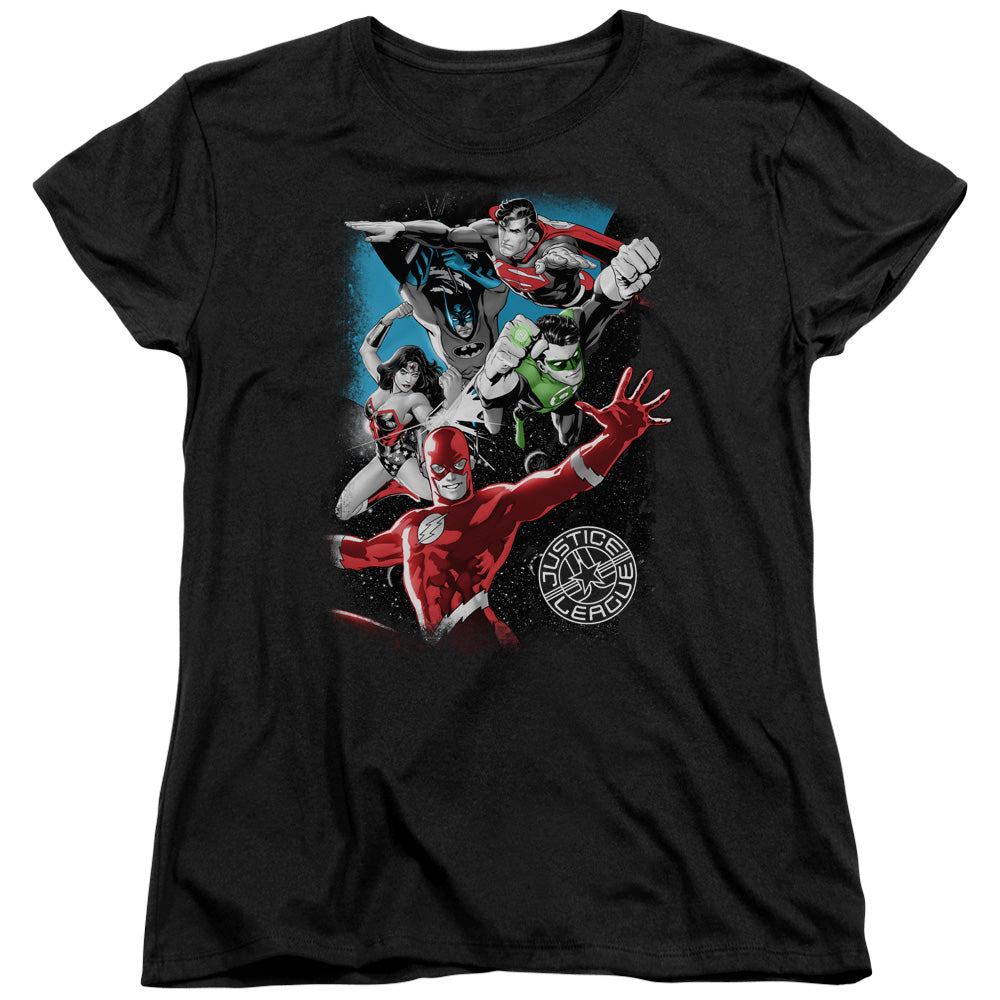 JLA - Galactic Attack Women's Short Sleeve product image 1