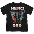 Justice League - Hero Dad Multi Youth Short Sleeve product image 1