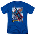 JLA - Superman Panels Adult Regular Fit Short Sleeve product image 1