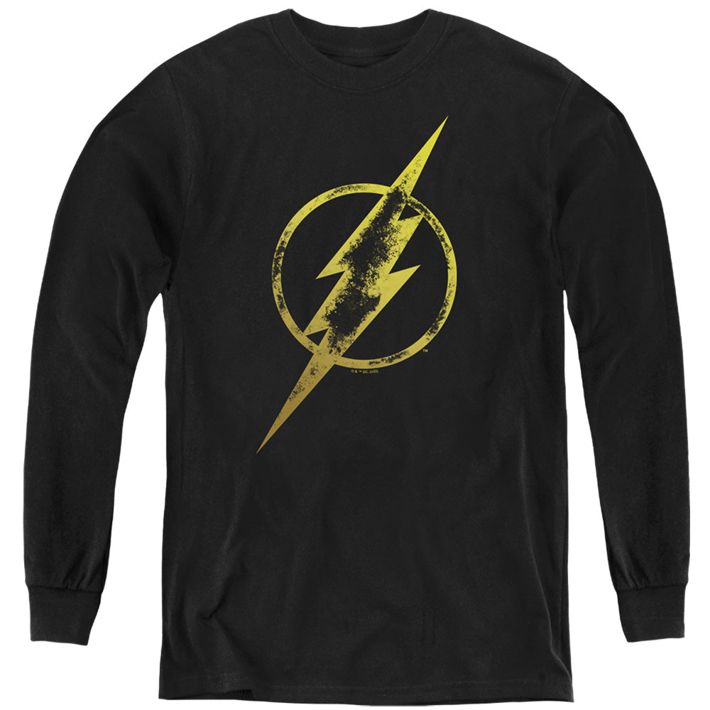 Justice League - Flash Eroded Bolt L - S Youth product image 1
