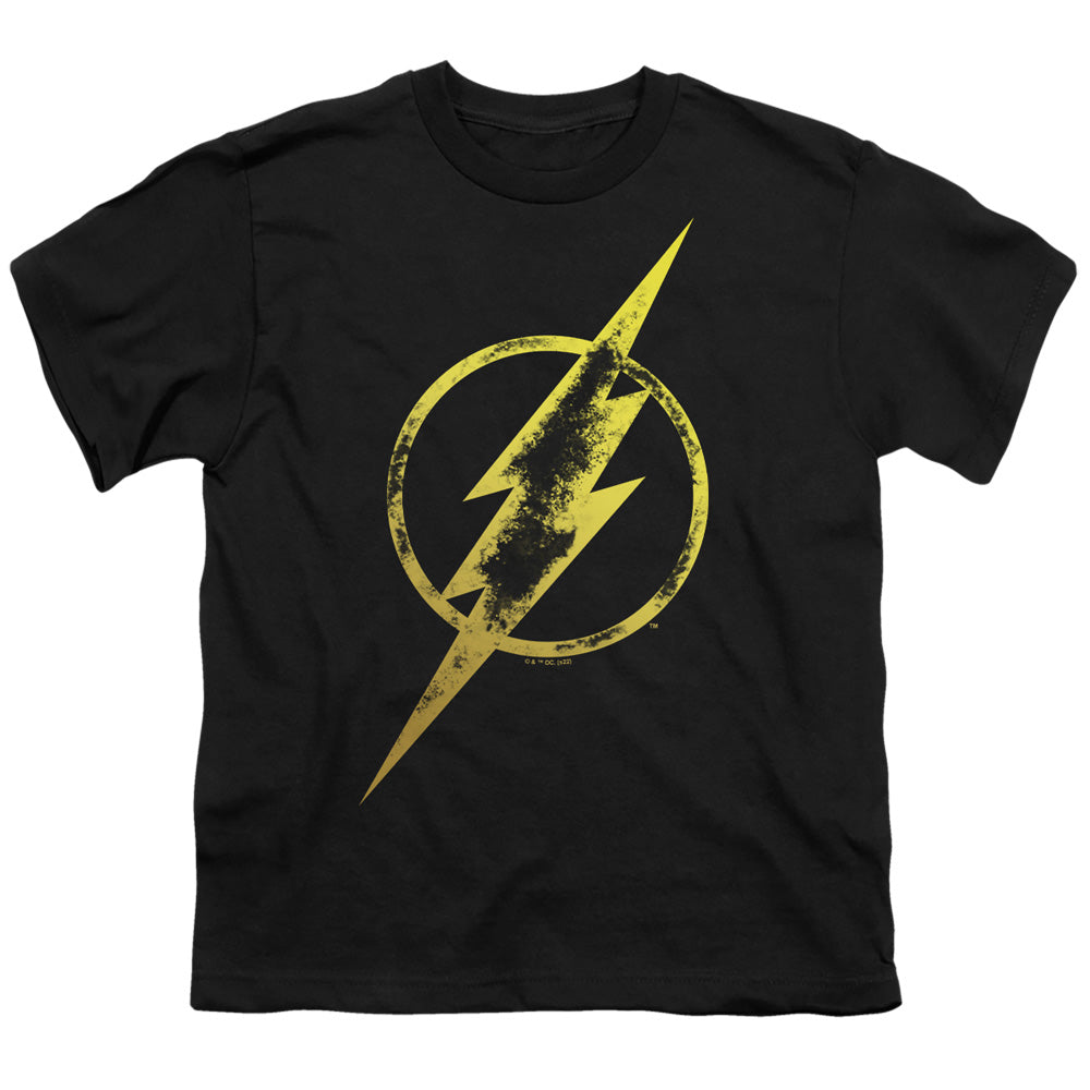 Justice League - Flash Eroded Bolt Youth Short Sleeve product image 1