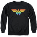 Justice League - Wonder Woman Rainbow Adult Crewneck product image 1