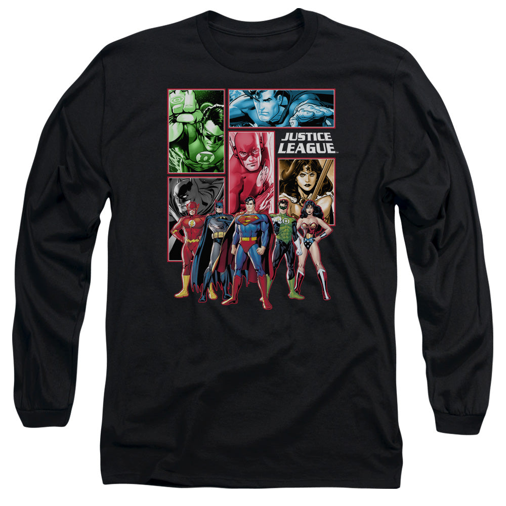 JLA - Justice League Panels Adult Long Sleeve product image 1