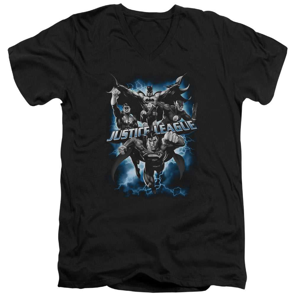 JLA - Justice Storm Adult Slim Fit V Neck Cotton product image 1
