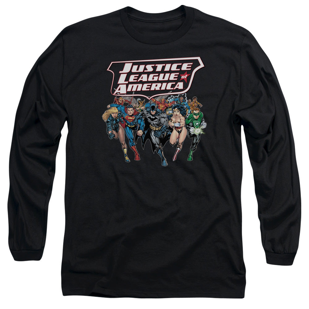 JLA - Charging Justice Adult Long Sleeve product image 1