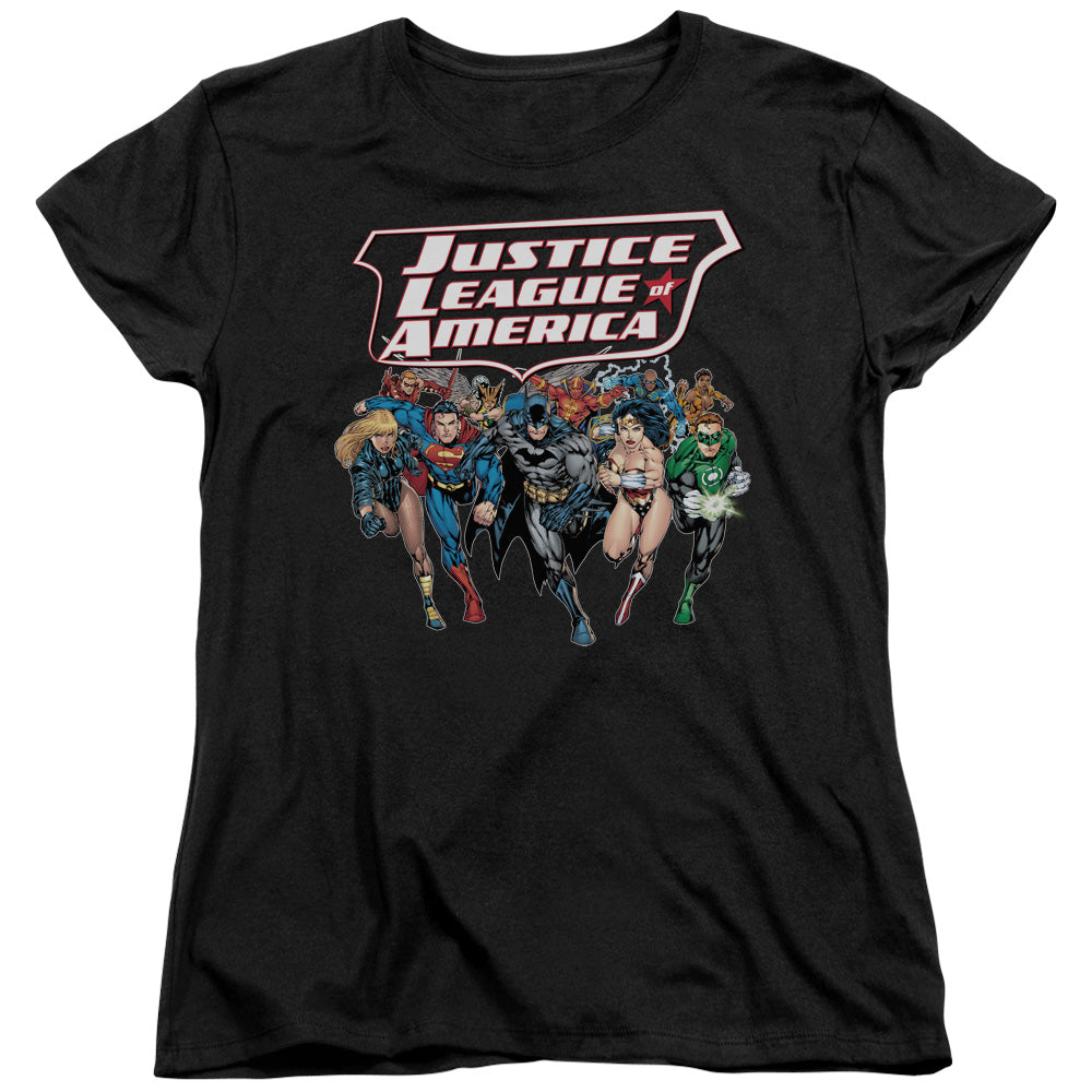 JLA - Charging Justice Women's Short Sleeve product image 1