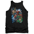 JLA - Heroes Unite Adult Tank Top