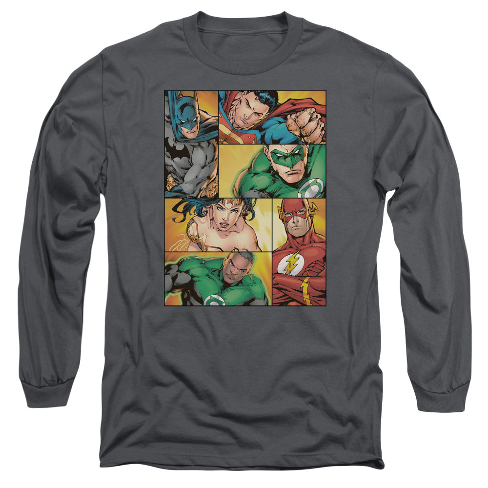 JLA - Hero Boxes Adult Long Sleeve product image 1