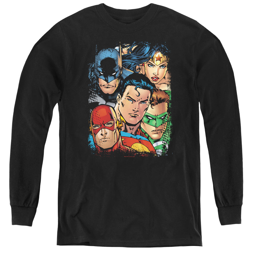 JLA - Up Close And Personal L - S Youth product image 1