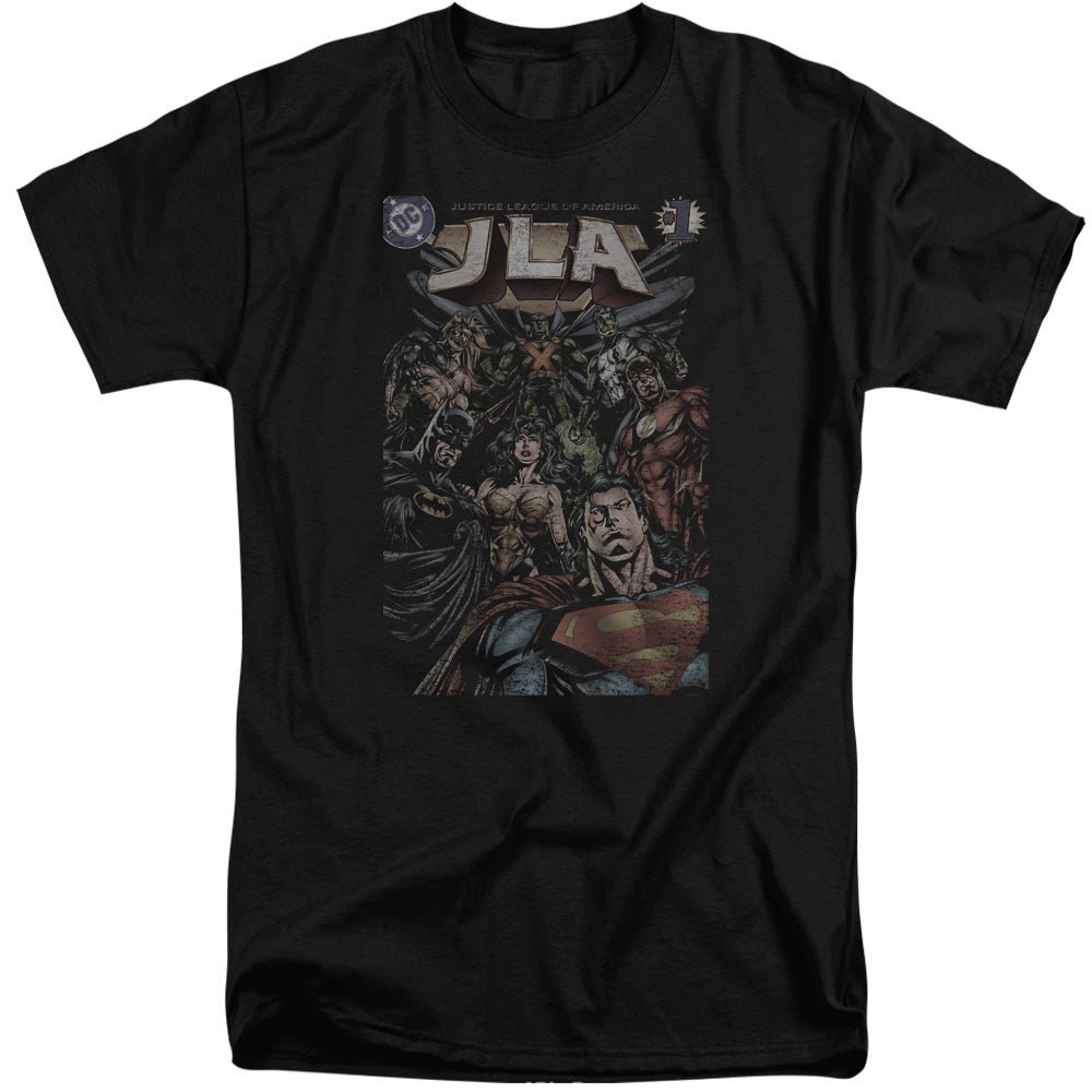 JLA - #1 Cover Adult Tall Fit Short Sleeve product image 1